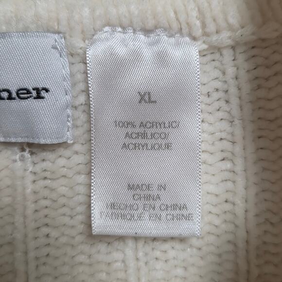 Alfred Dunner XL Mock Neck Purple Ombre Cable Knit Chenille Pullover Sweater - Picture 9 of 10